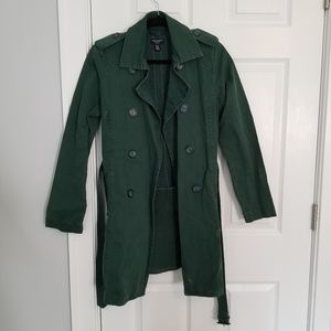 MD Green trench coat